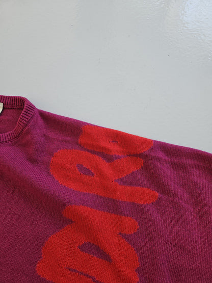 Fendi roma wool blend poncho