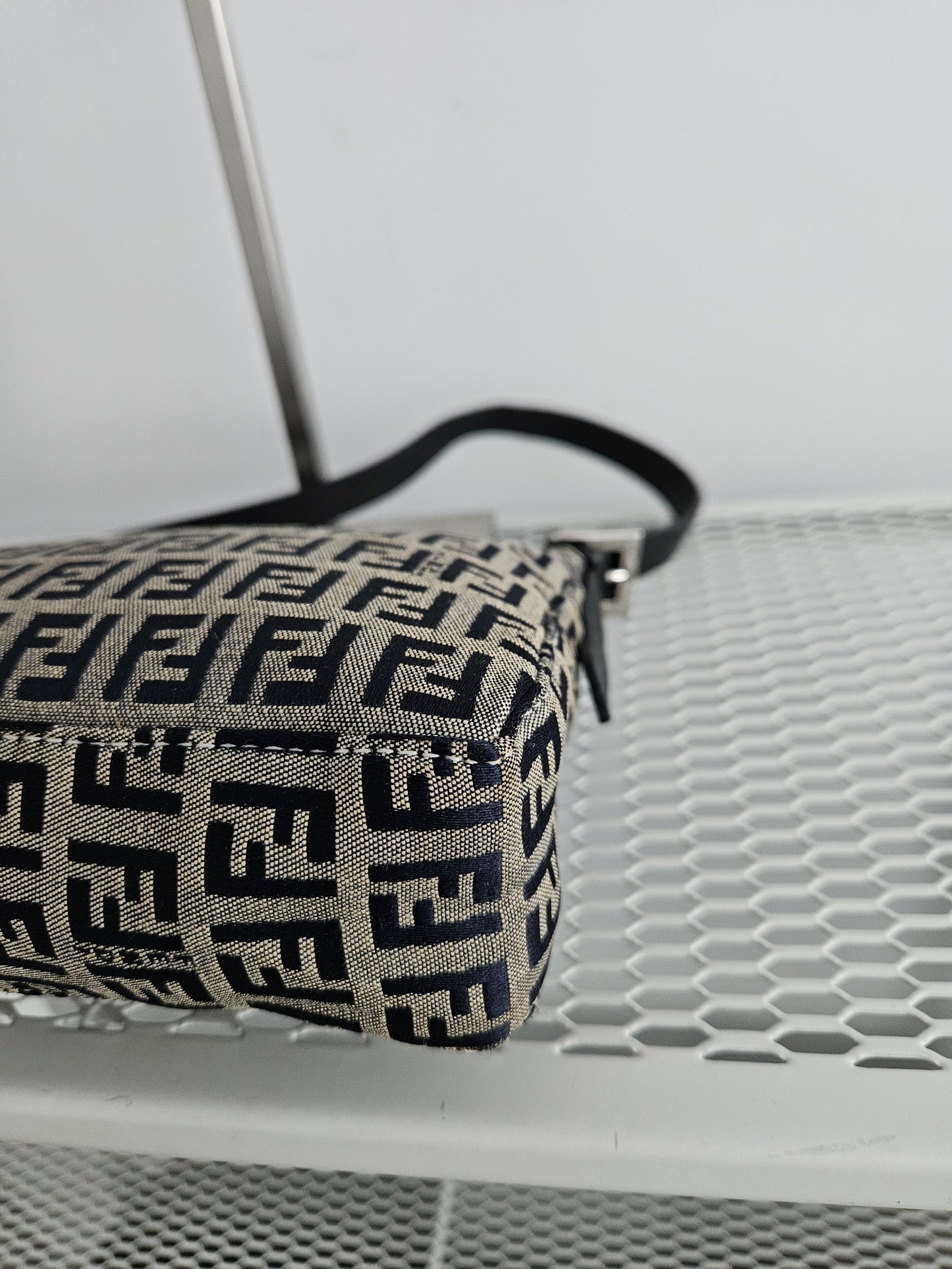 Fendi zucchino ff monogram canvas mini bag pochette
