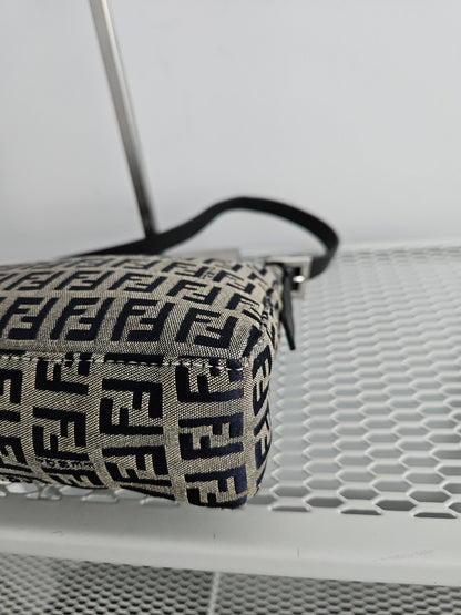 Fendi zucchino ff monogram canvas mini bag pochette