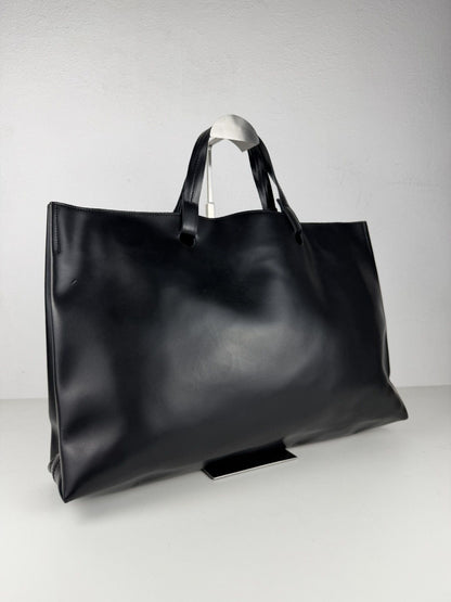 SS2000 Jean Paul Gaultier city panier leather tote bag