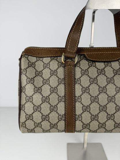 Vintage 70s Gucci monogram mini boston bag