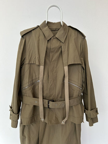2019 Stella McCartney oversized layered trench coat