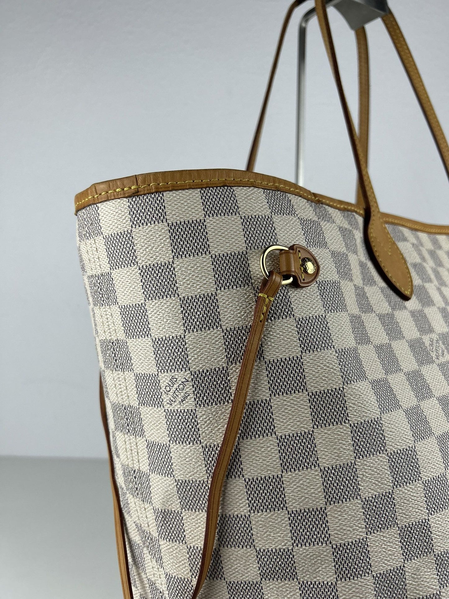 Louis Vuitton damier azur neverfull gm tote bag