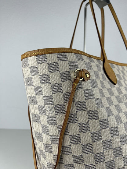 Louis Vuitton damier azur neverfull gm tote bag