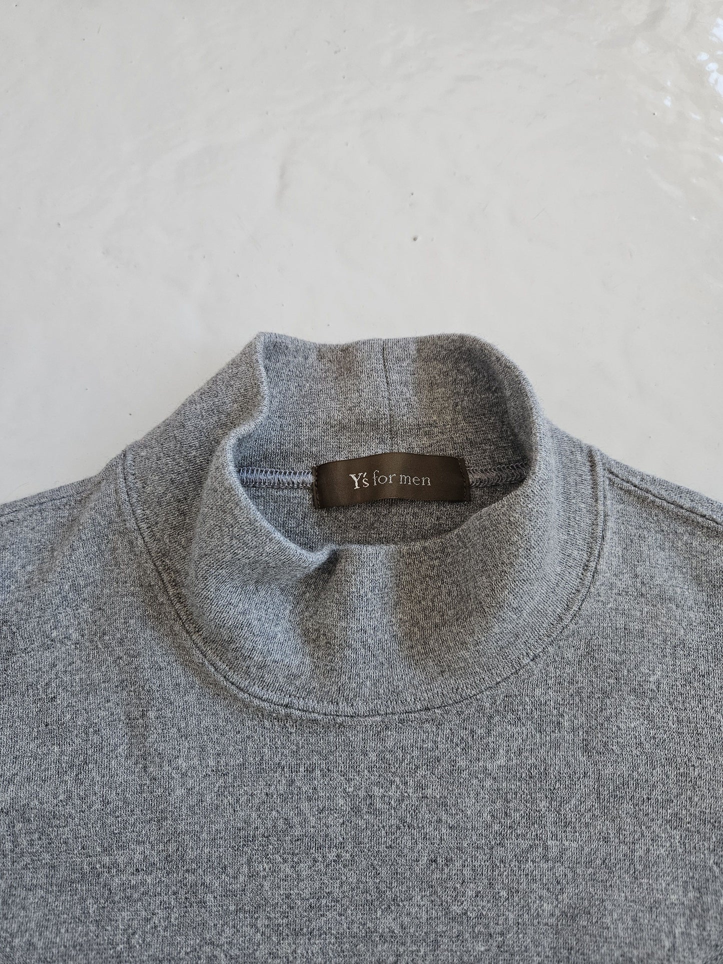 Yohji Yamamoto Y's for men wool mockneck sweater