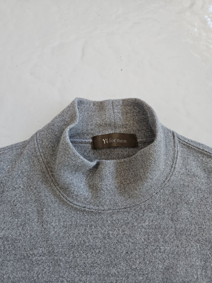 Yohji Yamamoto Y's for men wool mockneck sweater
