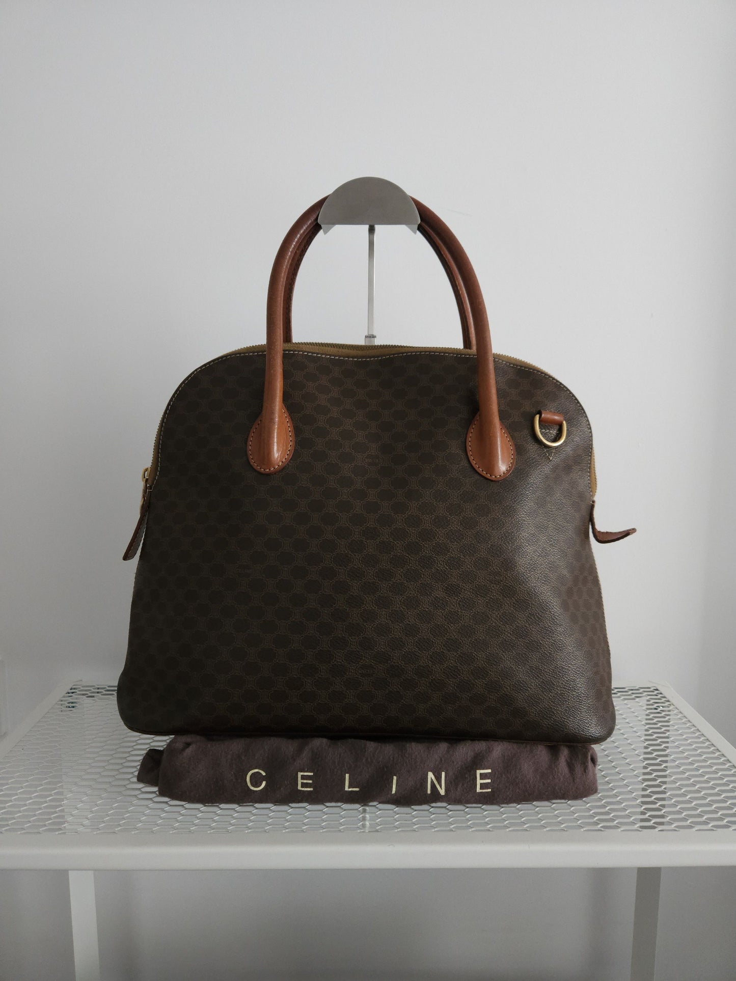 Vintage 90s Celine macadam handbag