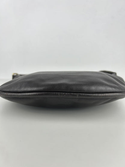 Vintage Gucci leather shoulder bag