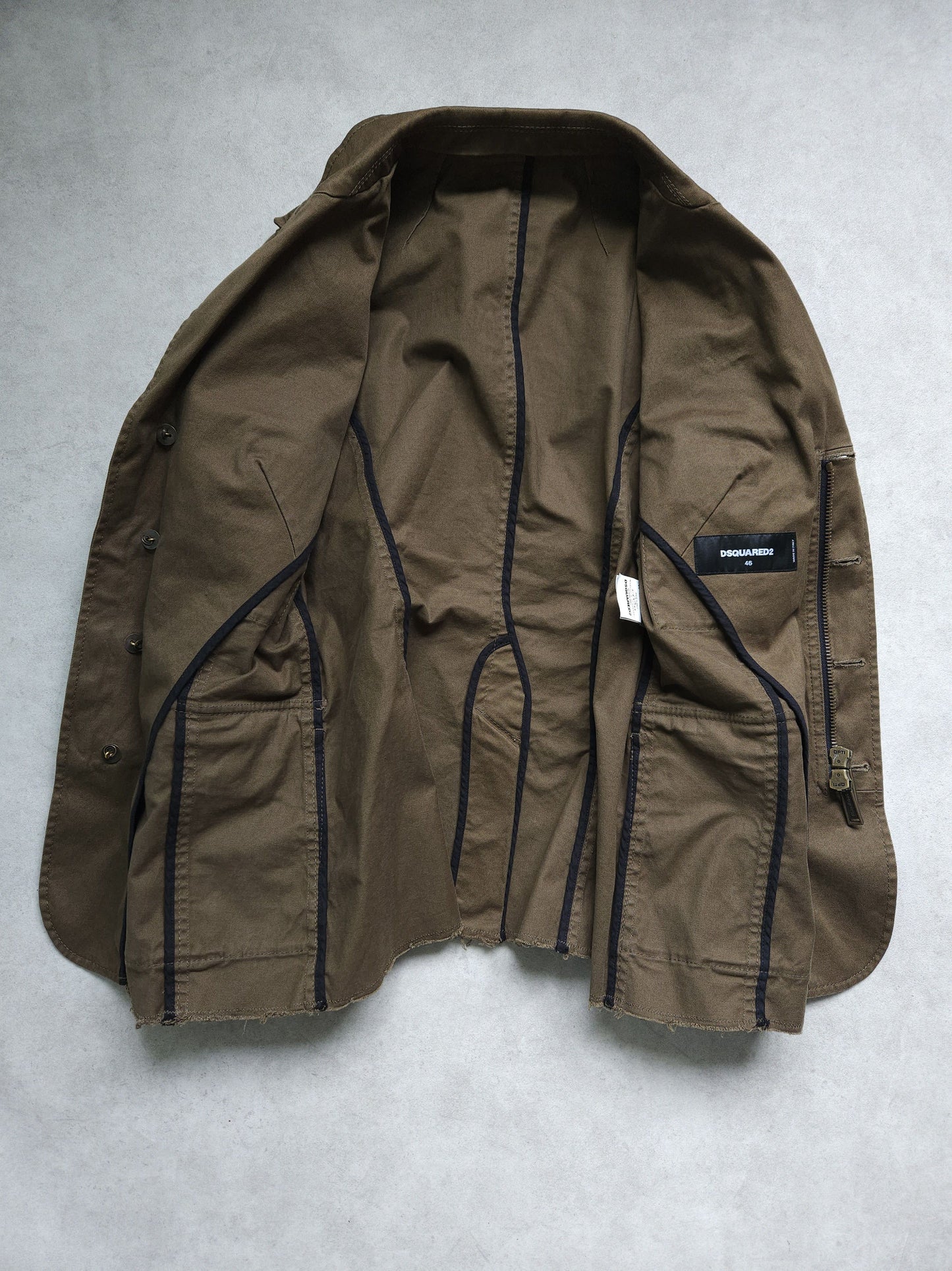 AW2016 Dsquared2 military blazer jacket