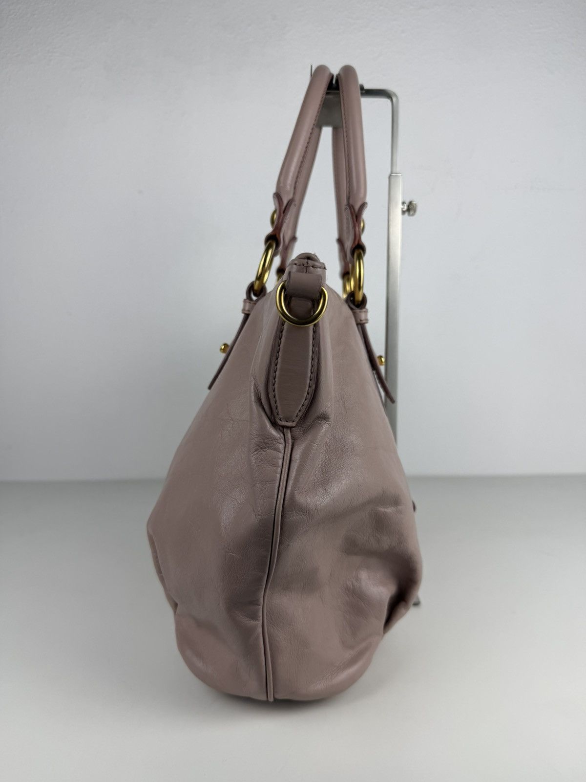 Miu Miu vitello top zip tote bag