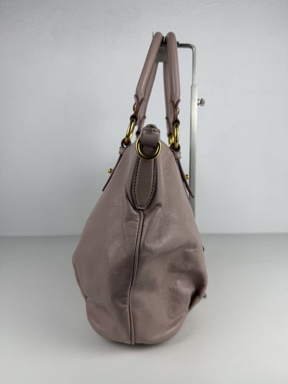 Miu Miu vitello top zip tote bag