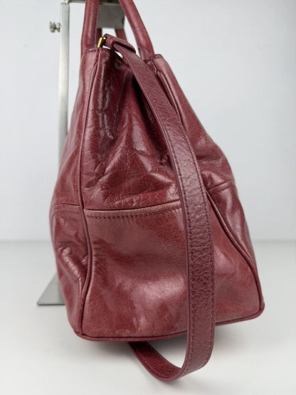 Miu miu vitello lux leather tote bag
