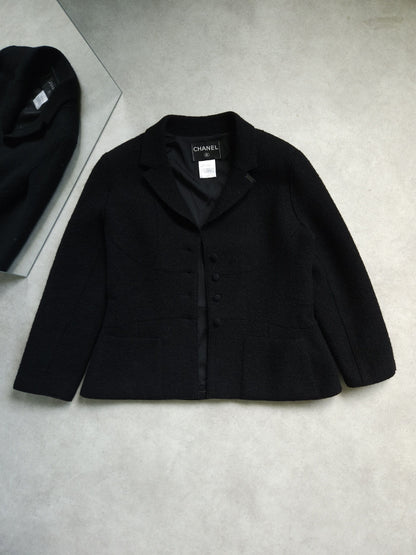 AW1999 Chanel wool tweed blazer