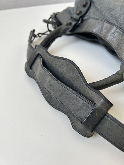 Balenciaga first bag in dark gray