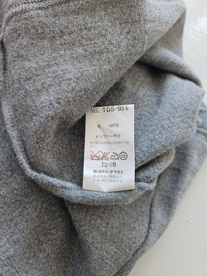 Yohji Yamamoto Y's for men wool mockneck sweater