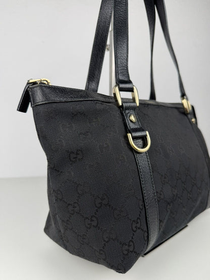 Gucci abbey GG monogram canvas tote