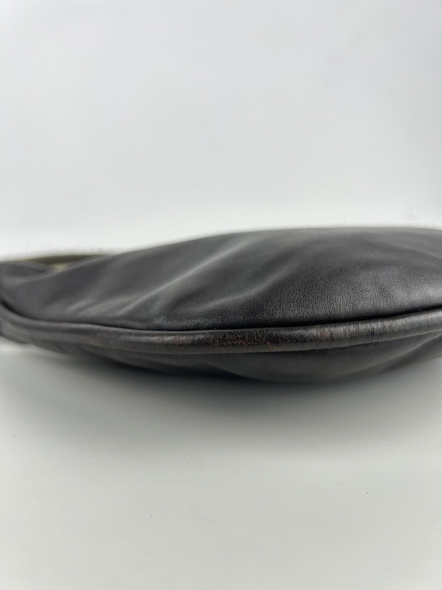 Vintage Gucci leather shoulder bag
