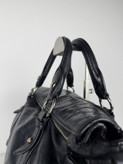 Miu miu vitello bow bag in deep navy