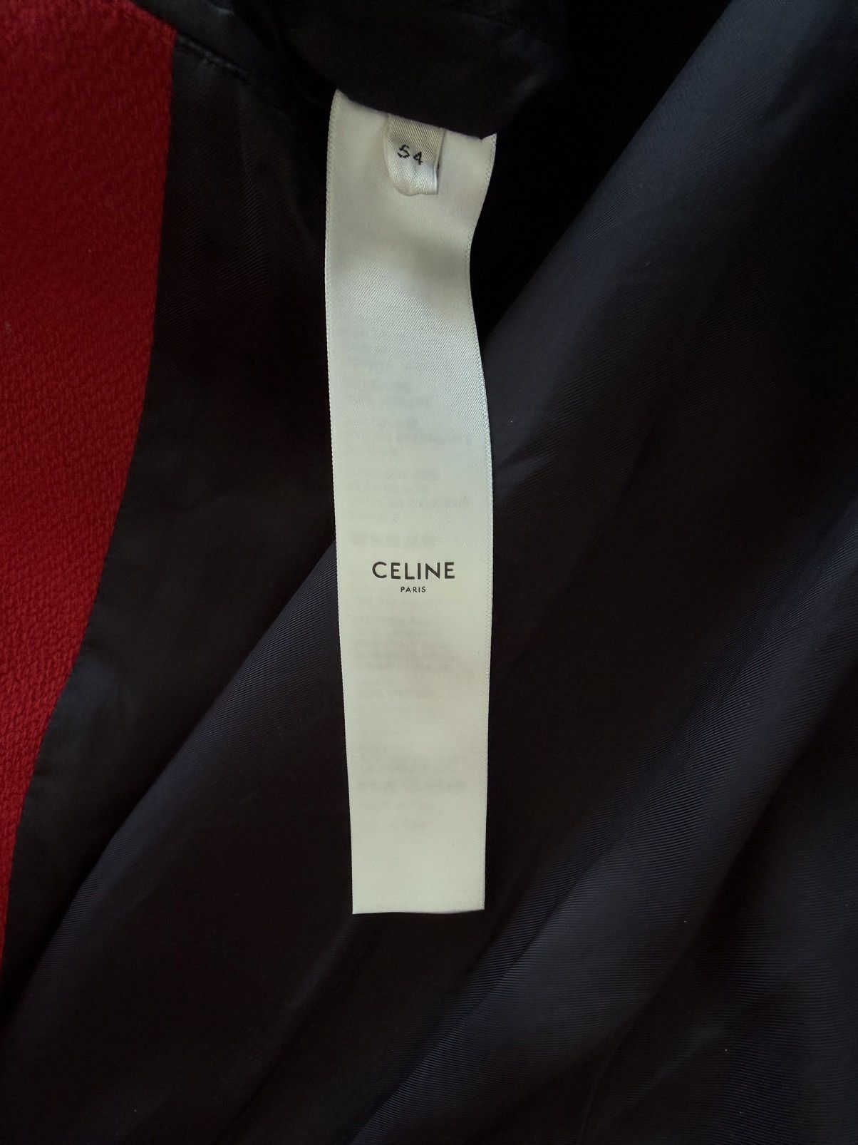 Celine Jackson C patch teddy varsity jacket