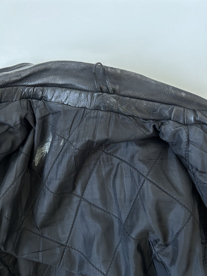 Vintage ramones biker leather jacket