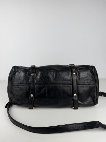 Miu miu vitello bow bag in black