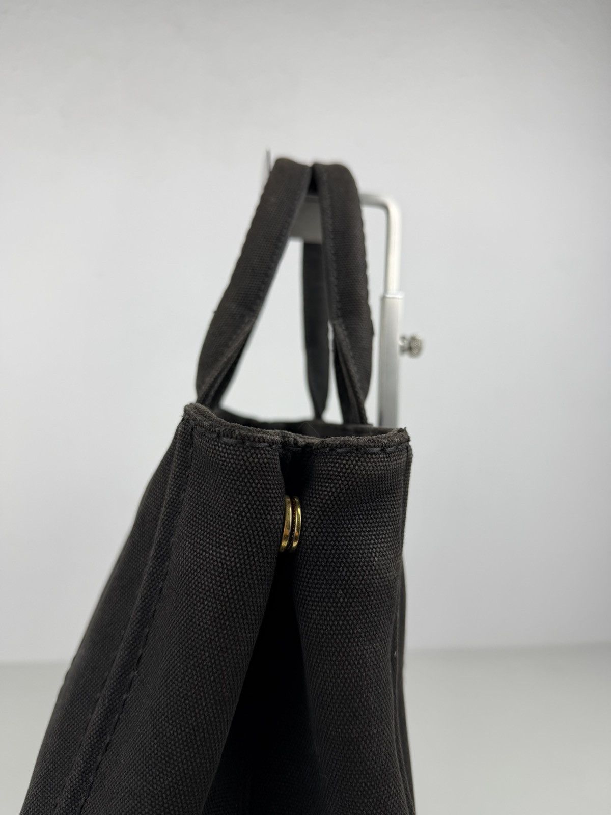 Prada canapa canvas tote small