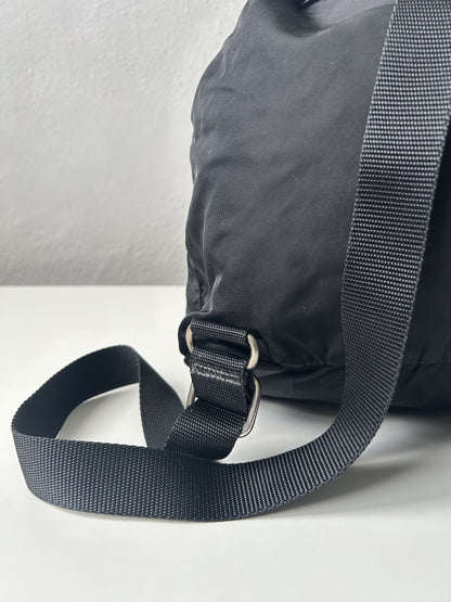 Vintage Prada nylon triangle logo cargo backpack