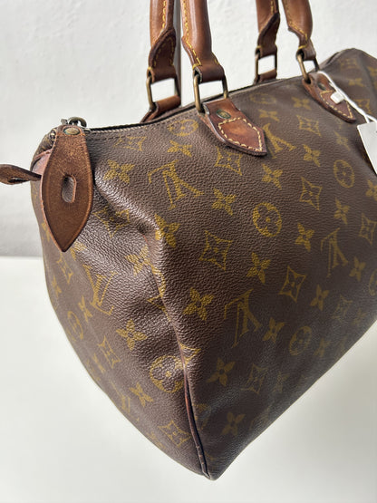 Vintage 70s Louis Vuitton monogram speedy 30 mini boston bag