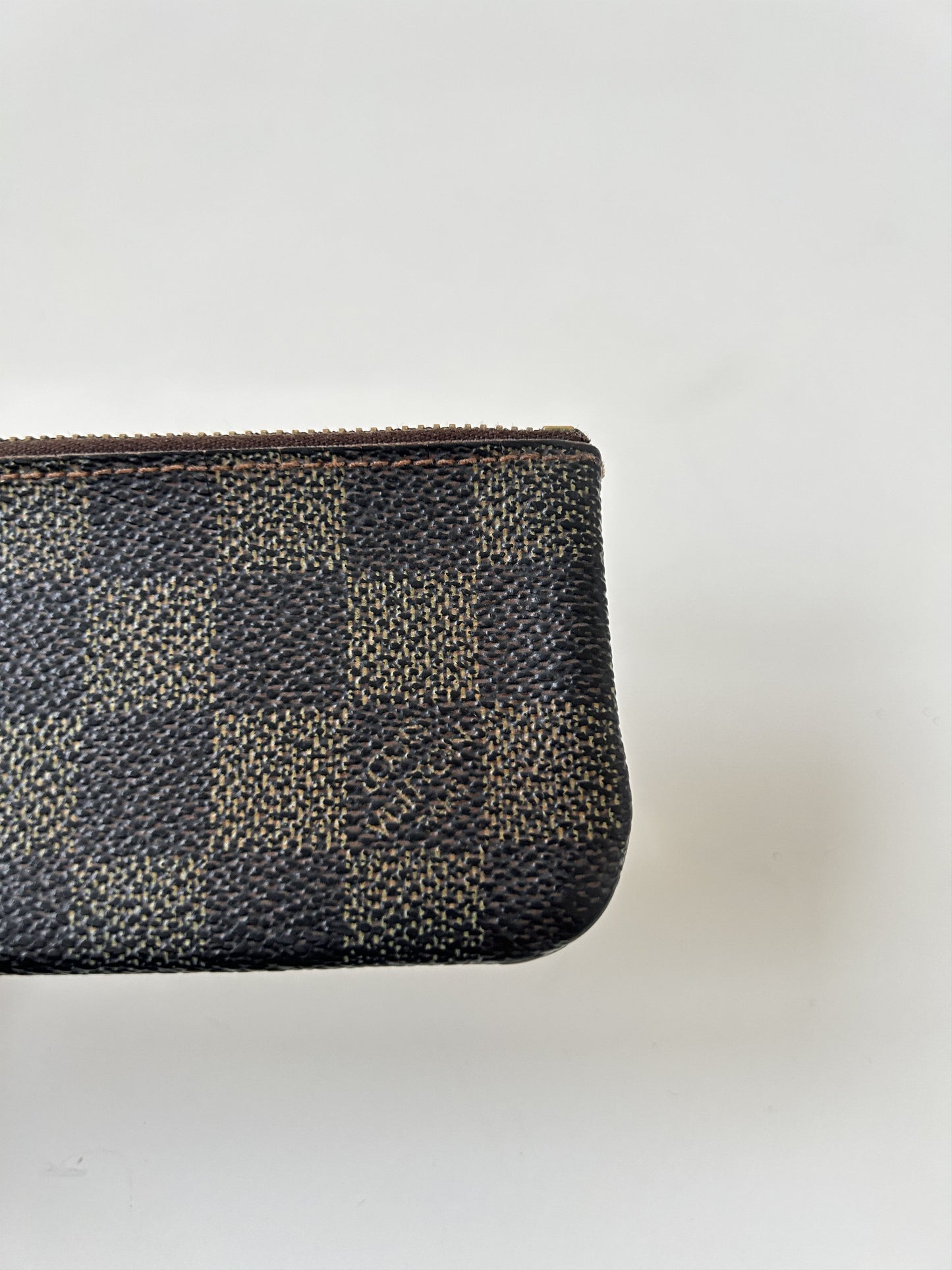 Louis Vuitton damier ebene pochette cle coin/ key pouch