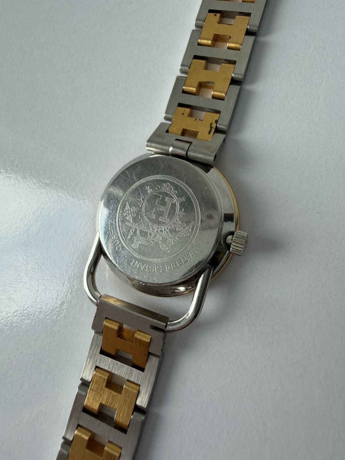 Vintage 1990s Hermes Arceau watch