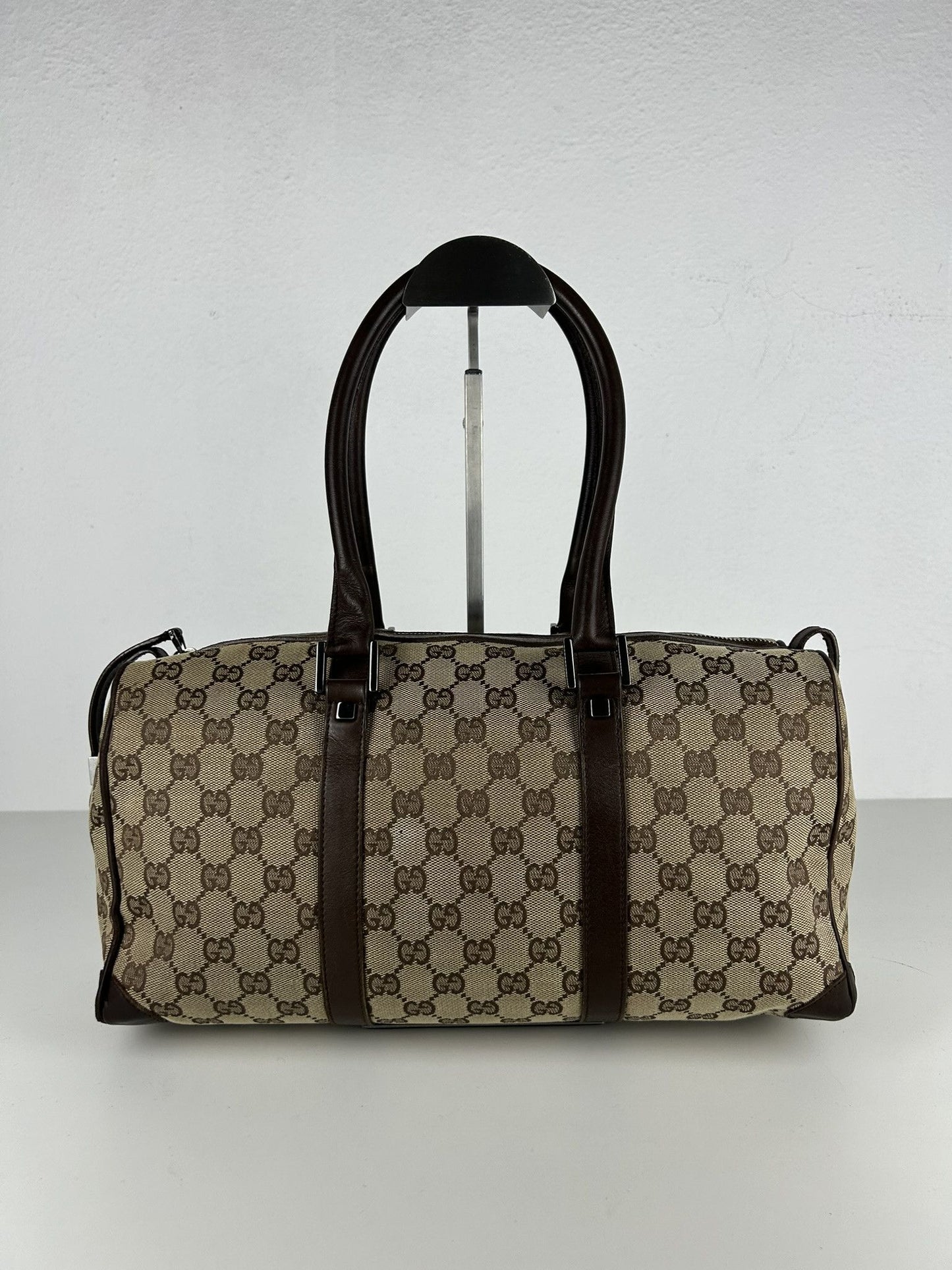 Gucci GG monogram canvas mini bowling bag