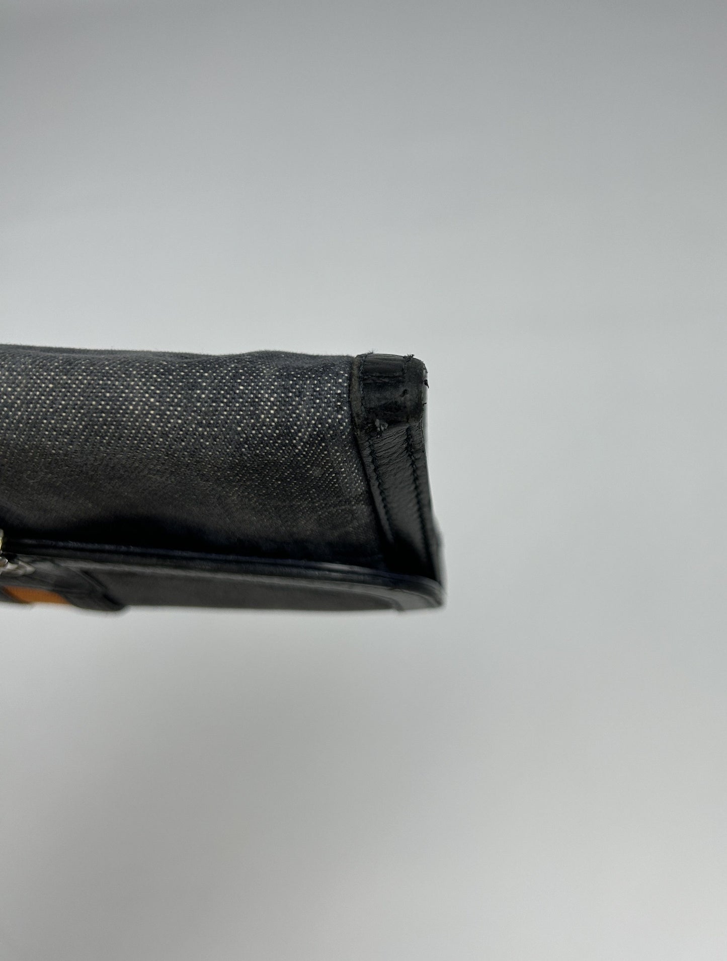 Dior flight monogram canvas and leather long trifold wallet