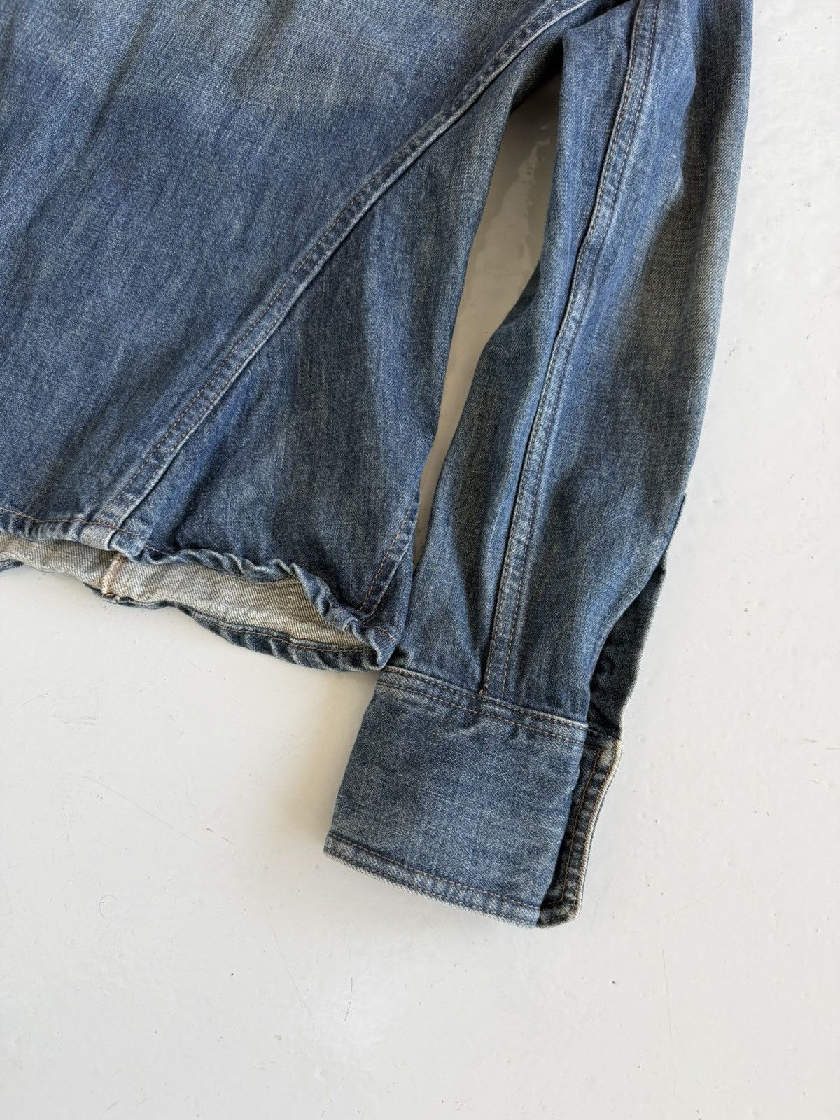 AW2001 Gucci Tom Ford era denim overshirt jacket