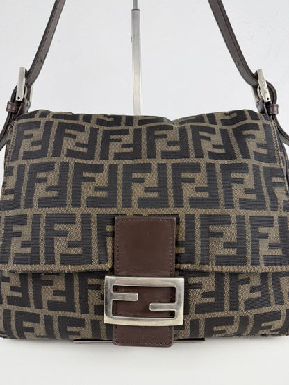 Vintage Fendi zucca monogram mamma baguette