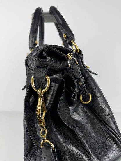 Miu miu vitello bow bag in black