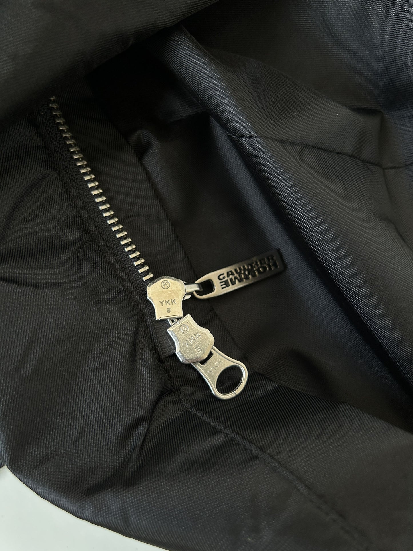 Gaultier homme objet nylon belted trench coat