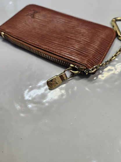 Vintage Louis Vuitton epi leather pochette cle