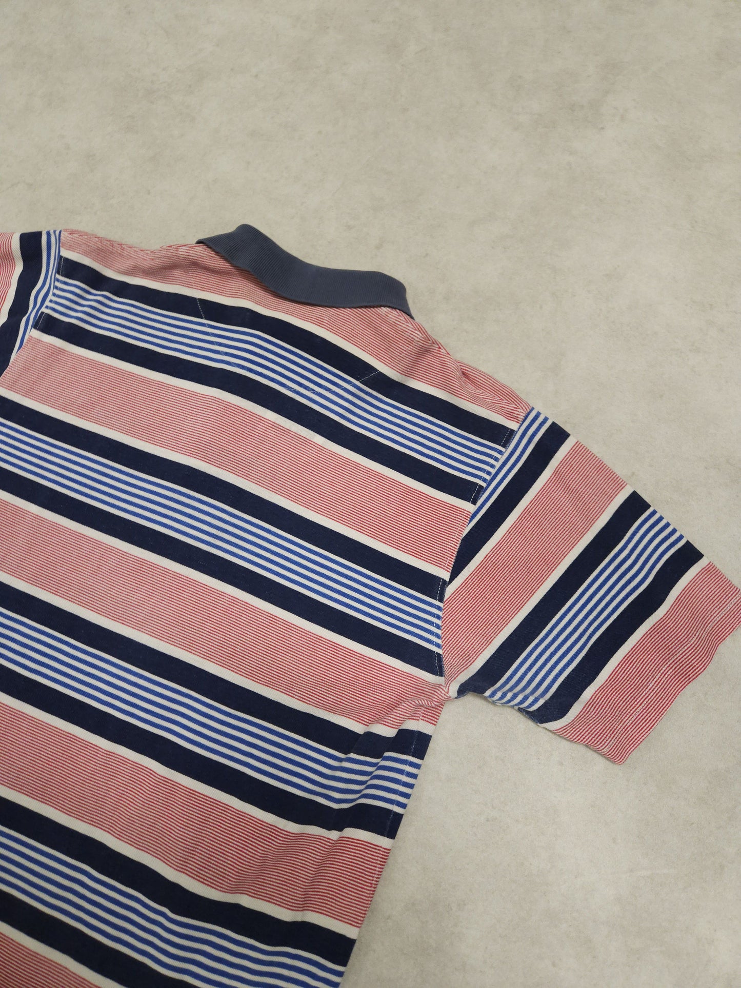Vintage burberry striped polo shirt
