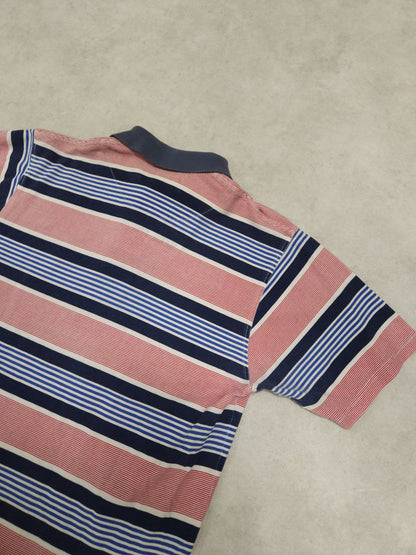 Vintage burberry striped polo shirt