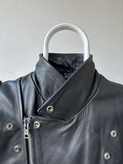 Vintage ramones biker leather jacket