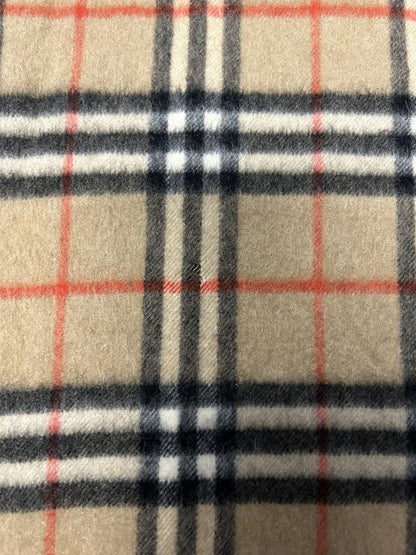 Vintage Burberry nova check cashmere scarf