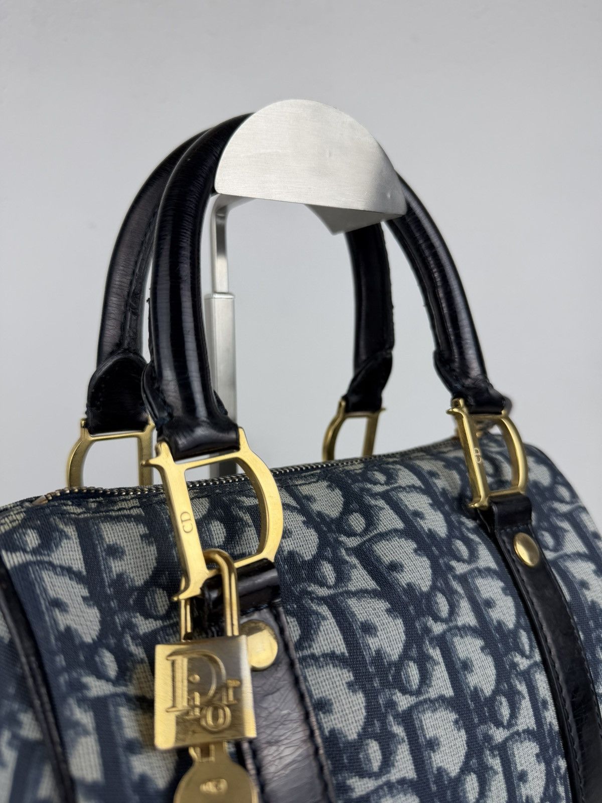 Vintage y2k Dior trotter oblique mini boston bag