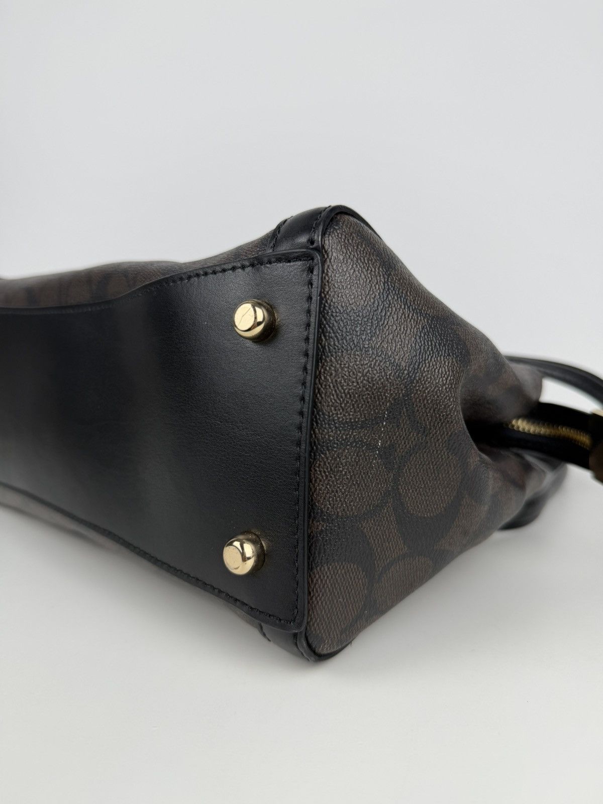 Coach kailey carryall signature monogram tote bag