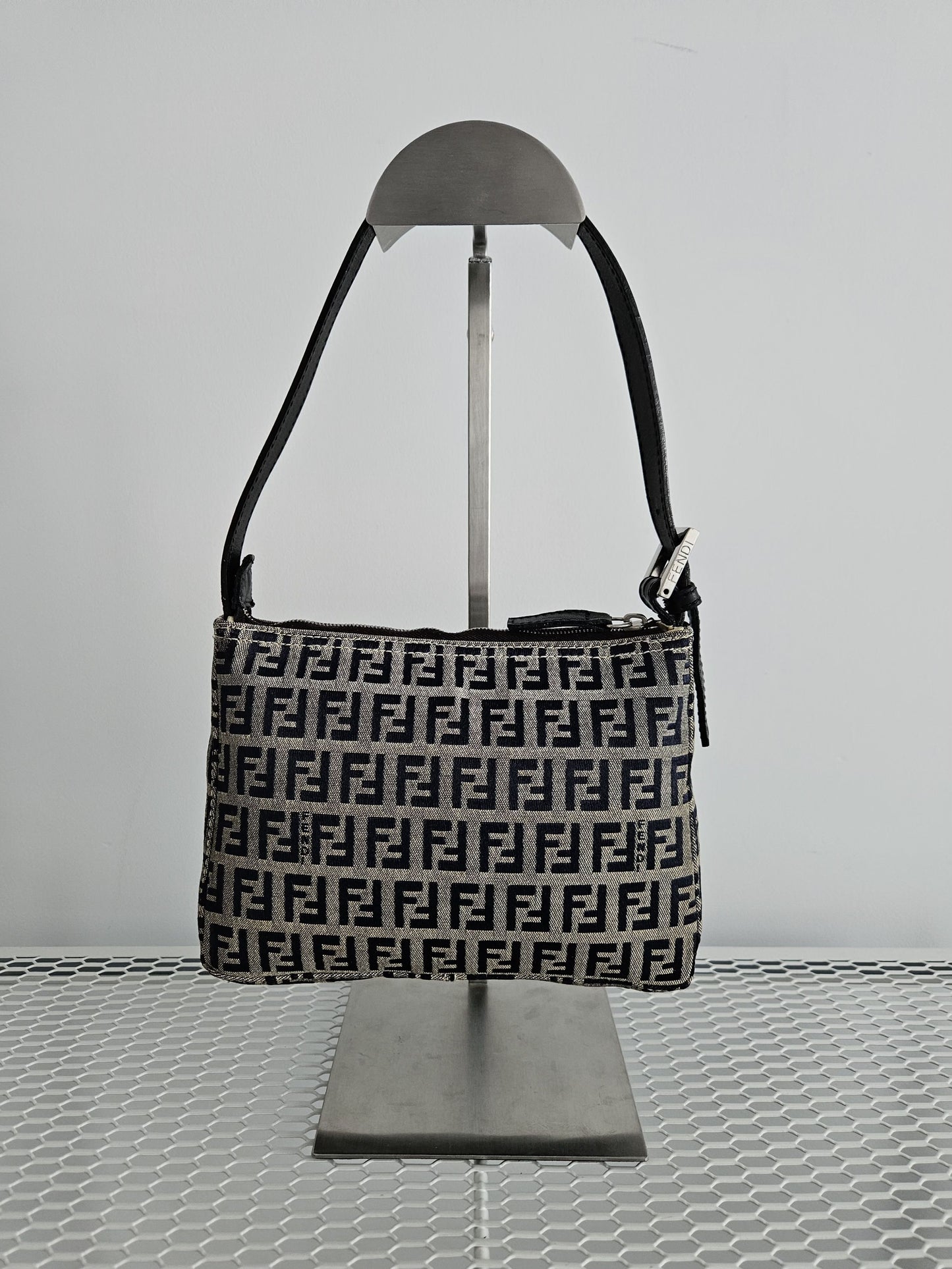 Fendi zucchino ff monogram canvas mini bag pochette