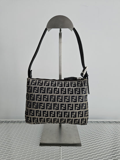 Fendi zucchino ff monogram canvas mini bag pochette
