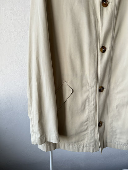 Loro piana light cotton and silk overcoat