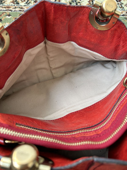 Chloe heloise leather handbag