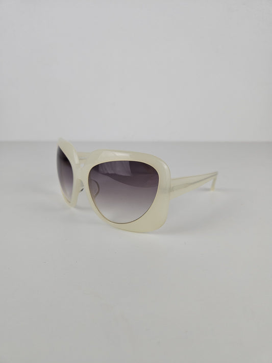 Hussein Chalayan 75-HC02 oversized space age sunglasses