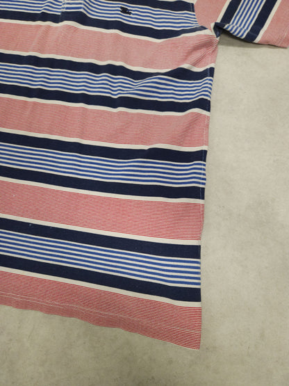Vintage burberry striped polo shirt