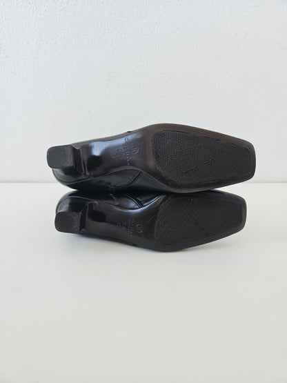 Cole Haan square toe side zip ankle boots